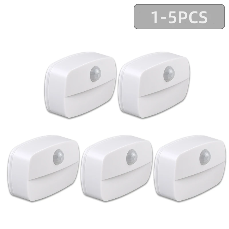 LED Night Light with Motion Sensor Cabinet Lamp Wireless Bedside